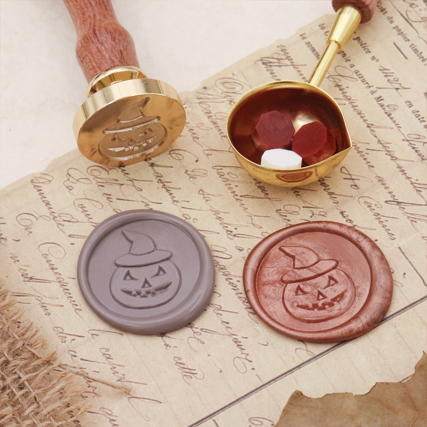 Sello de Caucho de Lacre de Halloween Stamprints 4