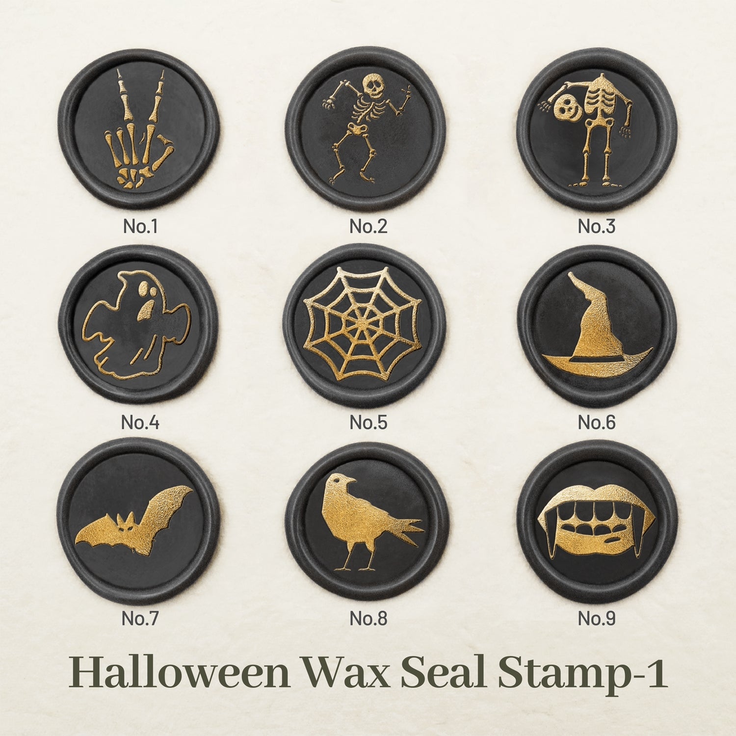 Stamprints Sello de Lacre de Halloween Diseño 1