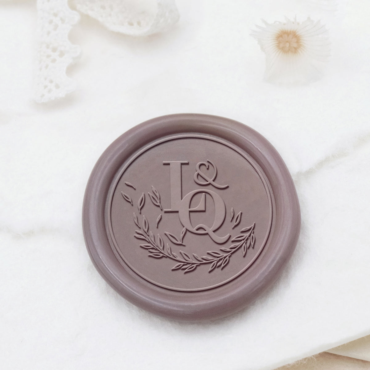 Stamprints Sellos de Lacre con Monograma Personalizado para Bodas 1
