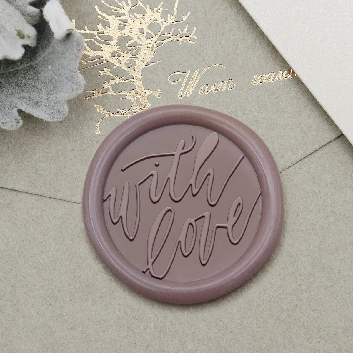 Sello de Lacre de Saludo Stamprints - With Love 1