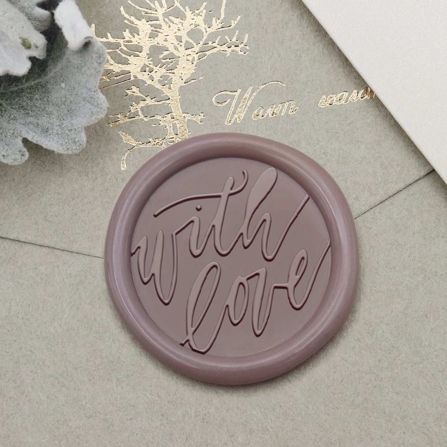 Sello de Lacre de Saludo Stamprints - With Love 1