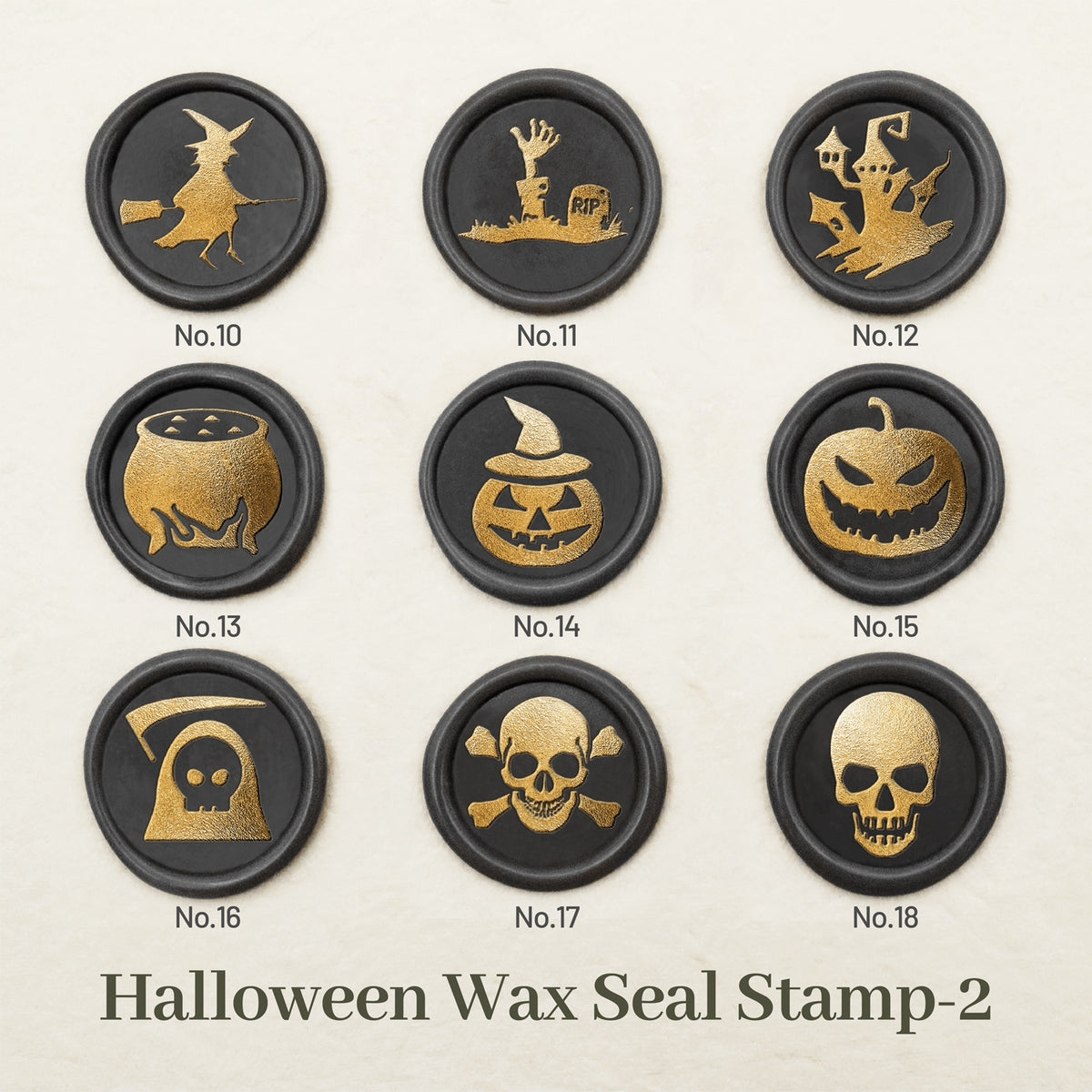 Stamprints Diseño de Sello de lacre de Halloween 2