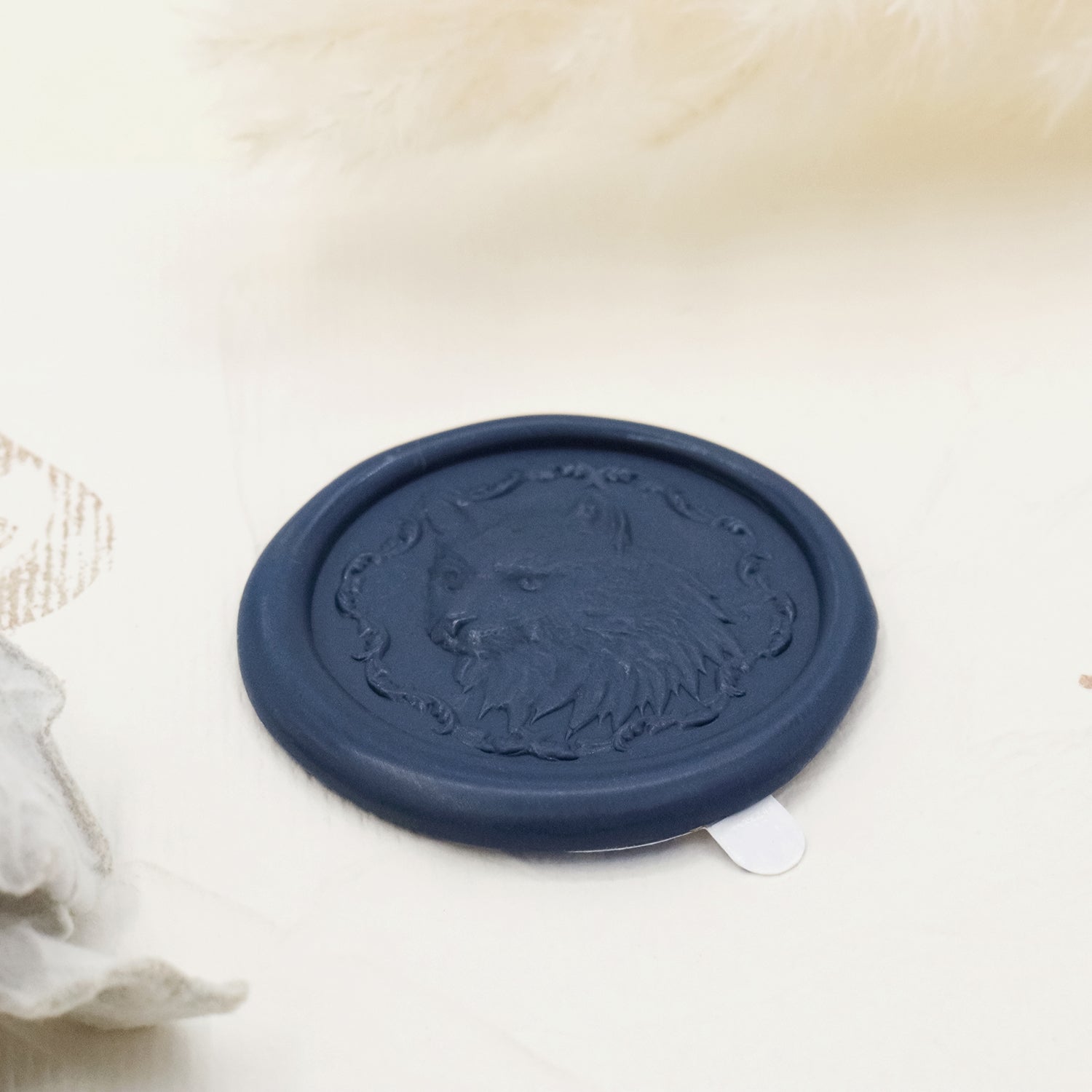 Stamprints Pegatinas de Sello de Lacre Autoadhesivo Gatito Relieve 3D 4