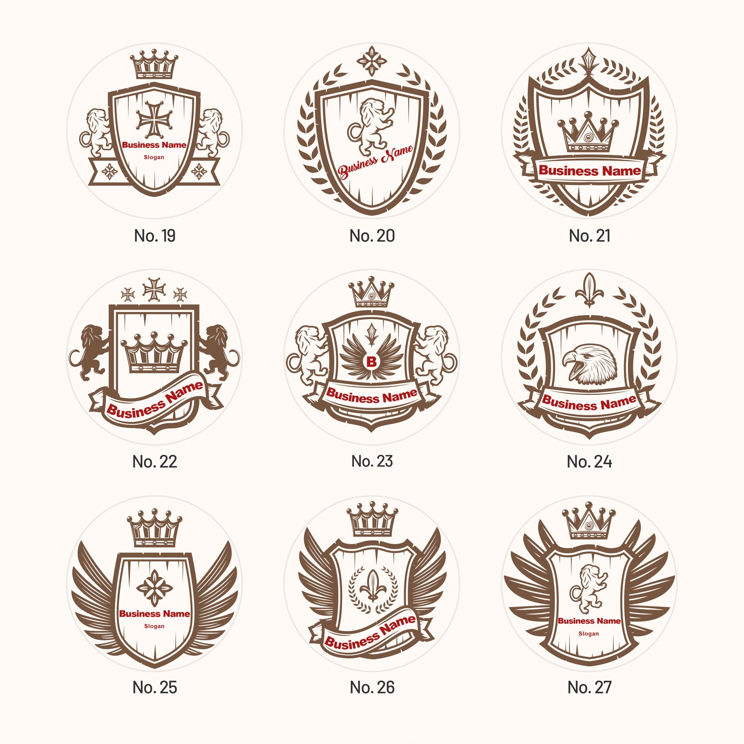 Sello de Caucho de Lacre con Logo Personalizado (30 Diseños) LOGO-02