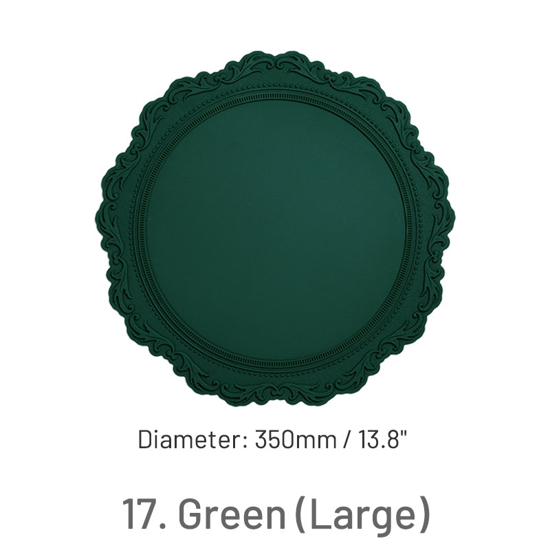 Tapete de Silicona de Sello de Lacre de Encaje Barroco Vintage sku-15