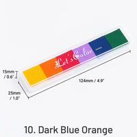 10. Azul Oscuro Naranja