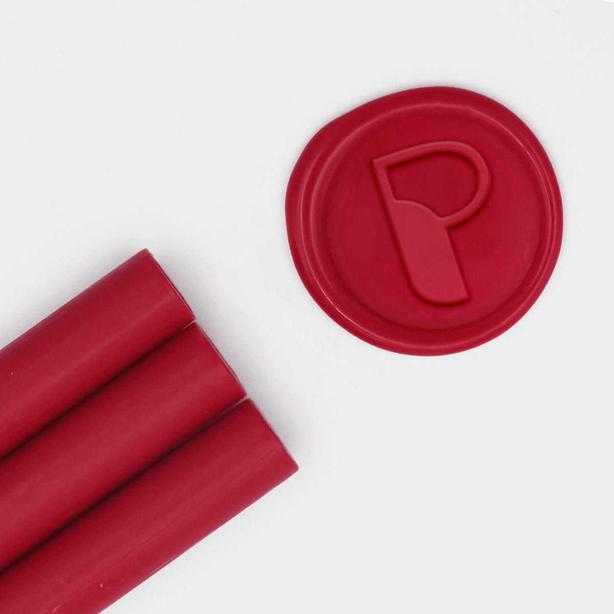 Pistola de Lacre a Sello de Lacre Palo - Rojo Chino 1