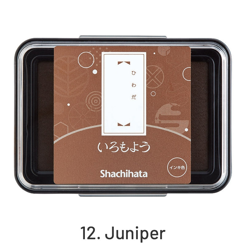 Japón Shachihata Almohadilla de Tinta Pigmentada al Aceite para Sello de Caucho sku-12