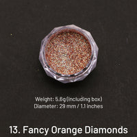 13. Fancy Orange Diamonds