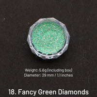 18. Fancy Green Diamonds