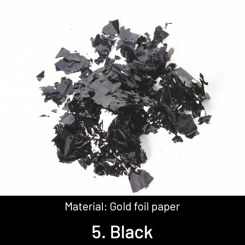 Hojas de Oro Trituradas Decorativas DIY sku-5