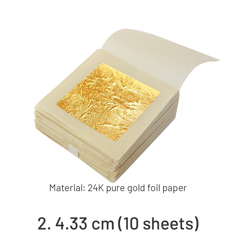 Láminas de Oro Cuadradas de Pasta de Oro Puro 24K sku-2