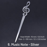6. Nota Musical - Plateado