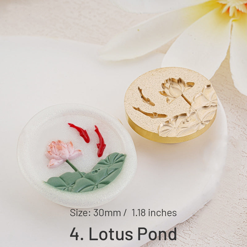 Sello de Lacre 3D de Relieve Flora y Fauna (4 Diseños) sku-4