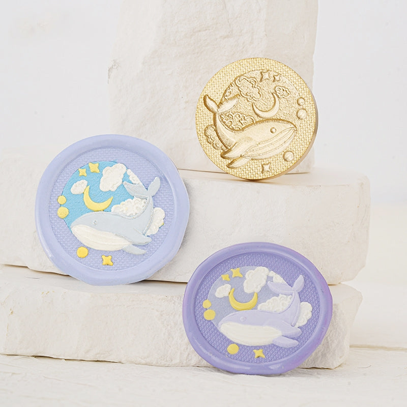 Sello de Lacre de Relieve 3D Serie Celestial - Insectos, Mariposas, Ballenas b2
