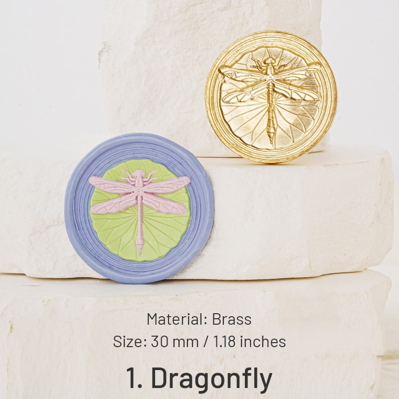 Sello de Lacre de Relieve 3D Serie Celestial - Insectos, Mariposas, Ballenas sku-1