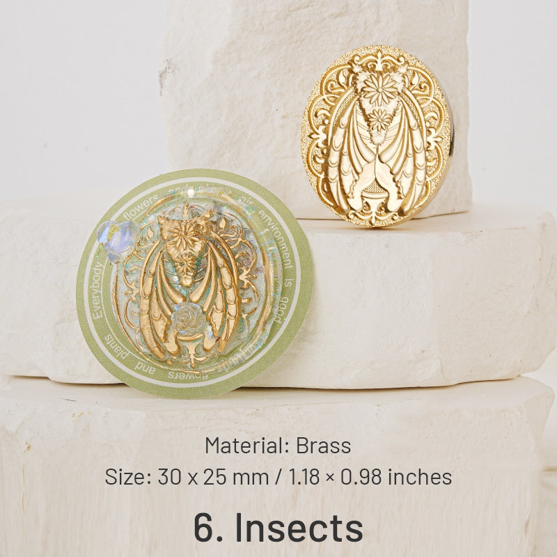Sello de Lacre de Relieve 3D Serie Celestial - Insectos, Mariposas, Ballenas sku-6