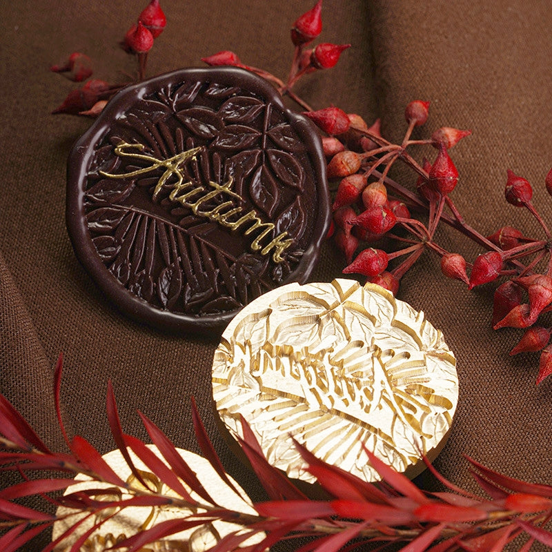 Sello de Lacre de Relieve 3D de Otoño (6 Diseños) b1