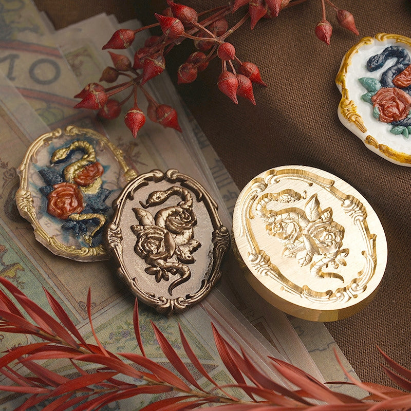 Sello de Lacre de Dama en Relieve 3D (6 Diseños) b2
