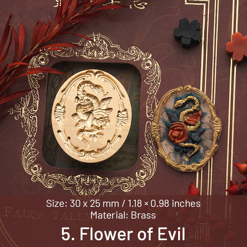 Sello de Lacre de Dama en Relieve 3D (6 Diseños) sku-5