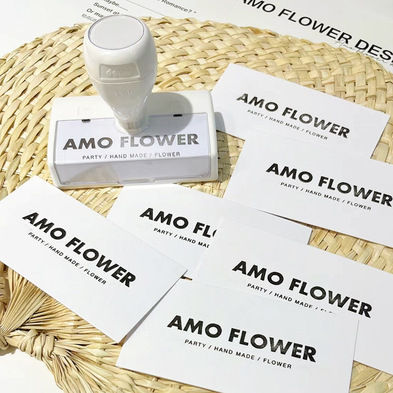 Sello de caucho Fotosensible Blanco con Diseño Personalizado con tu Arte Self Ink3