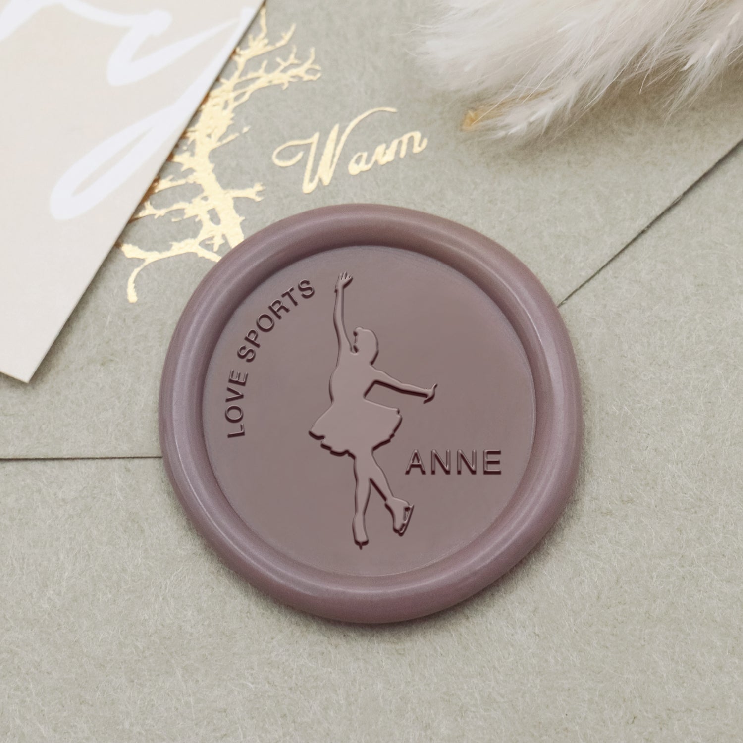 Sello de Lacre Personalizado con Nombre de Ballet - Stamprints1
