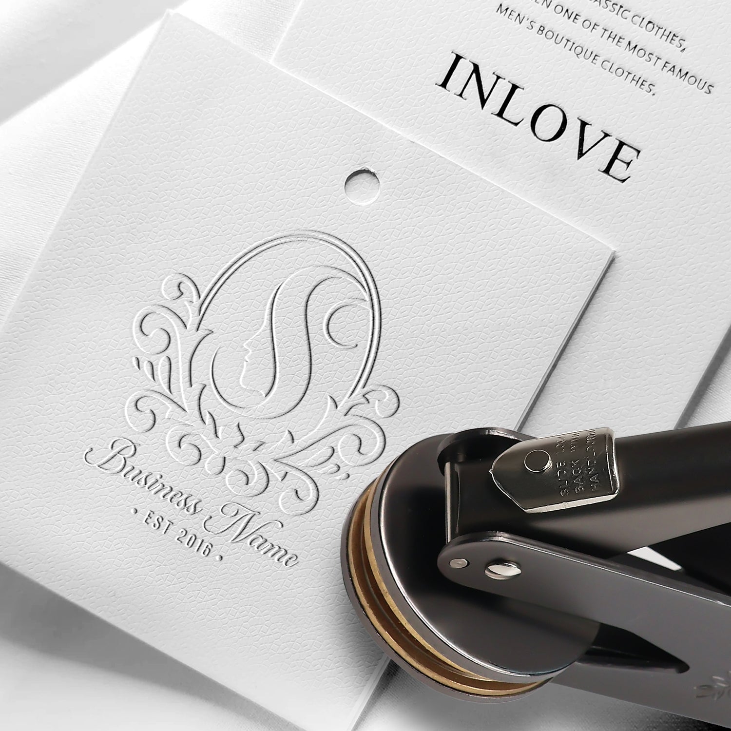 Sello en Seco con Logo Personalizado - Estilo 29 2911