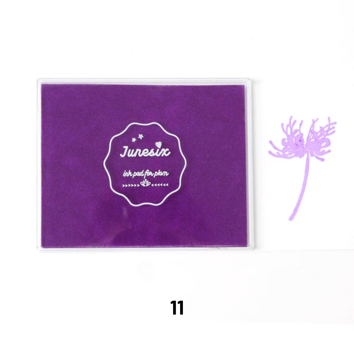 Almohadilla de Tinta Lavable Grande a Base de Aceite para Pintura con Dedos 12