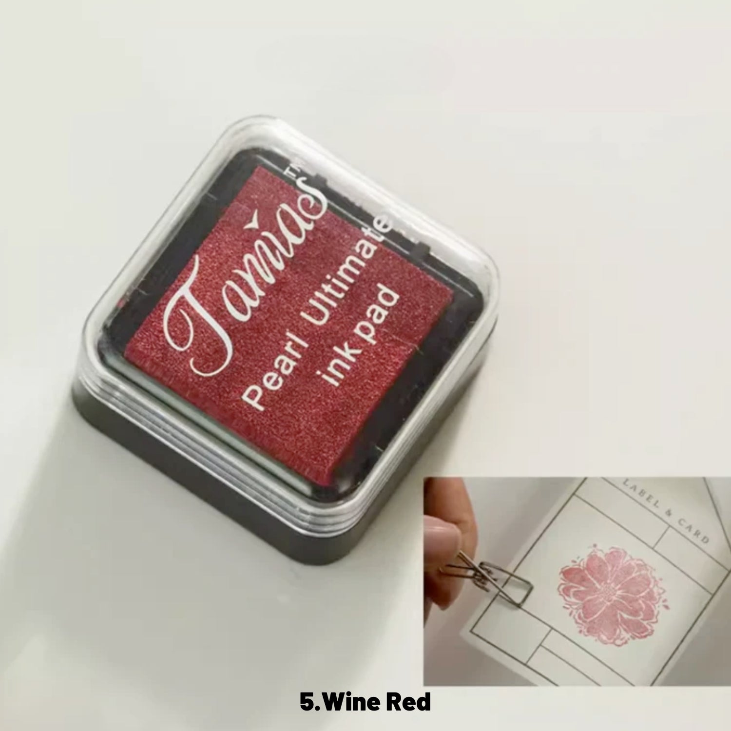 Almohadilla de Tinta Nacarado Retro Mini (8 Colores) 9