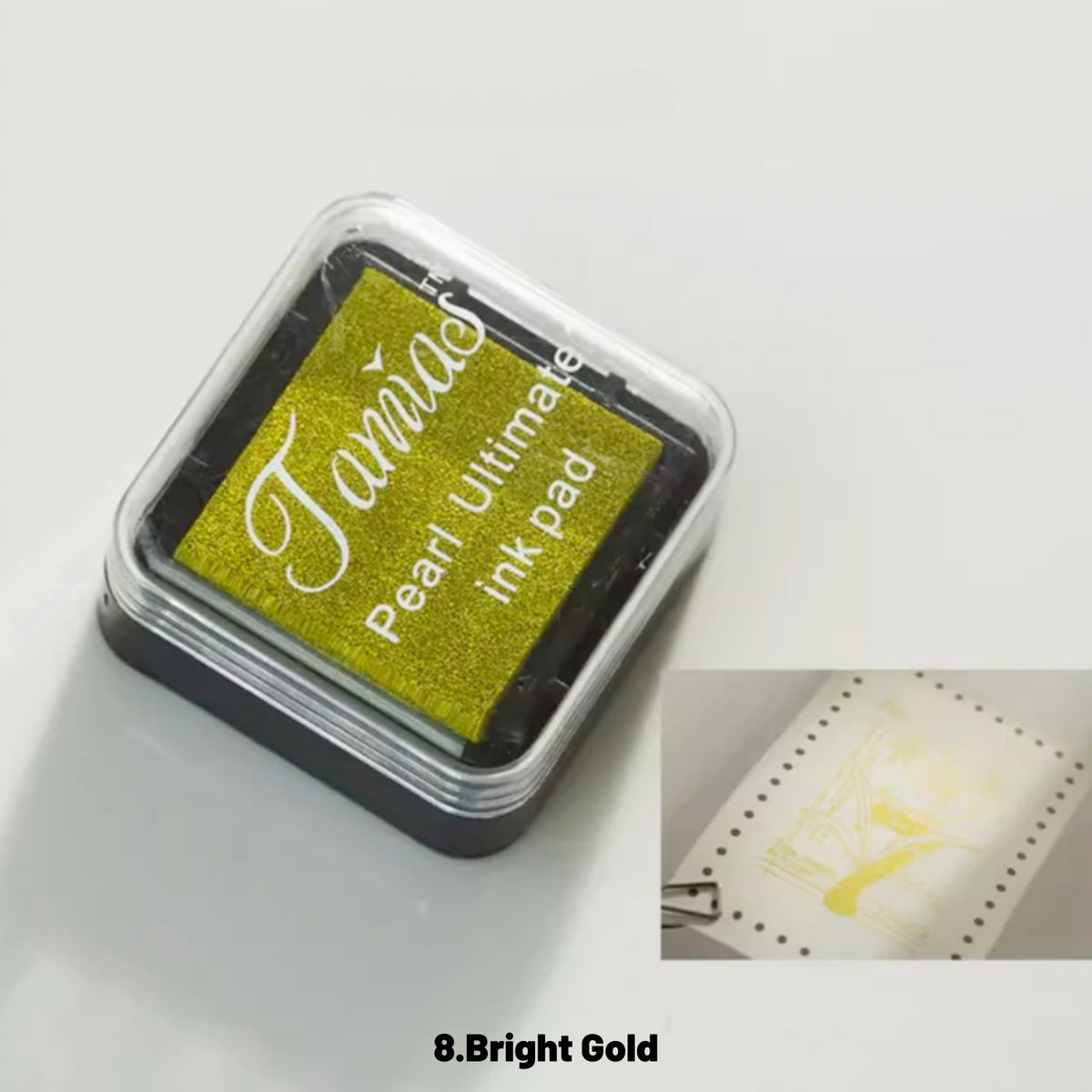 Almohadilla de Tinta Nacarado Mini Retro (8 Colores) 12