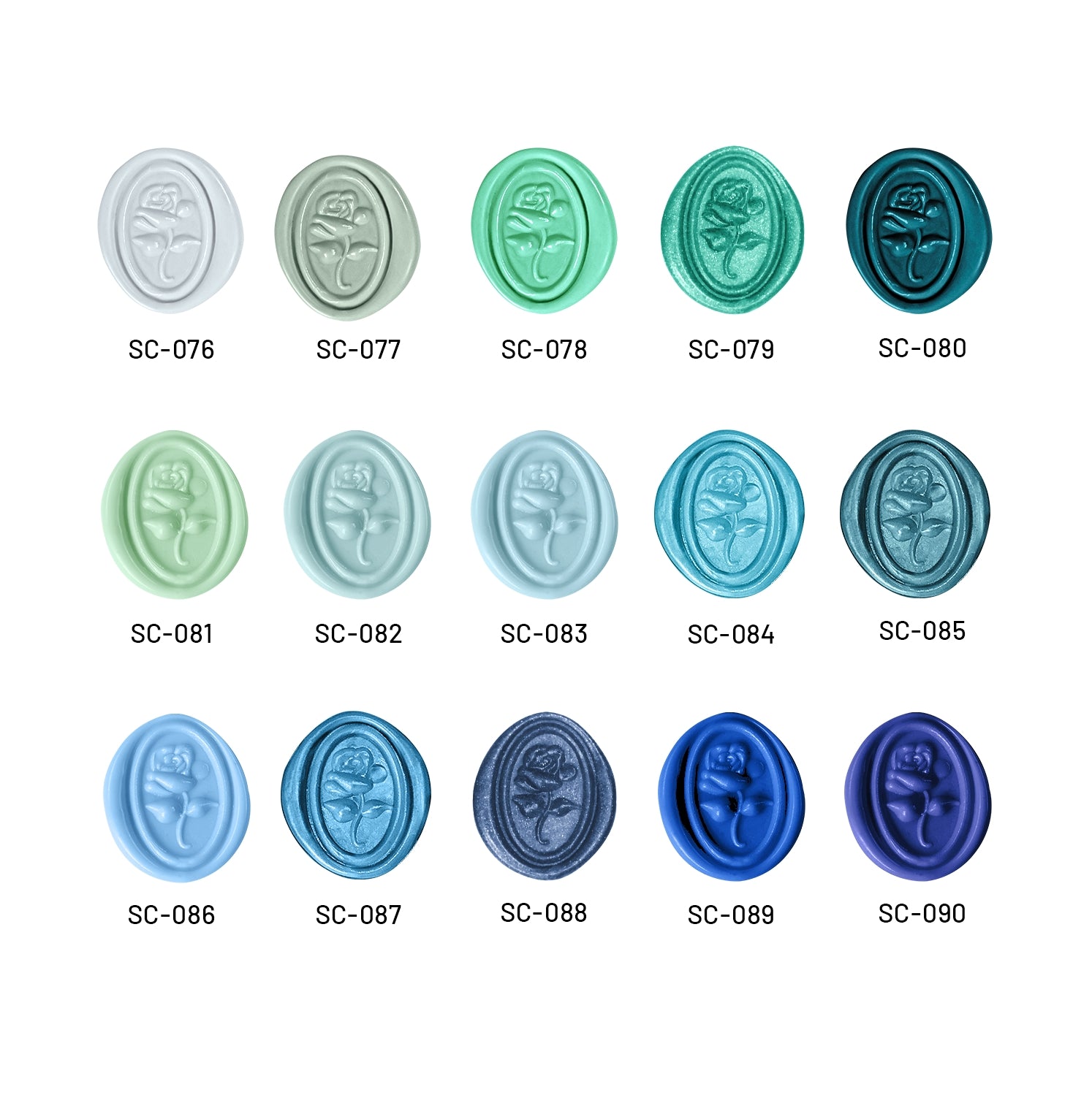 Palo de Lacre para Sellar(113 Colores)色盘76-90