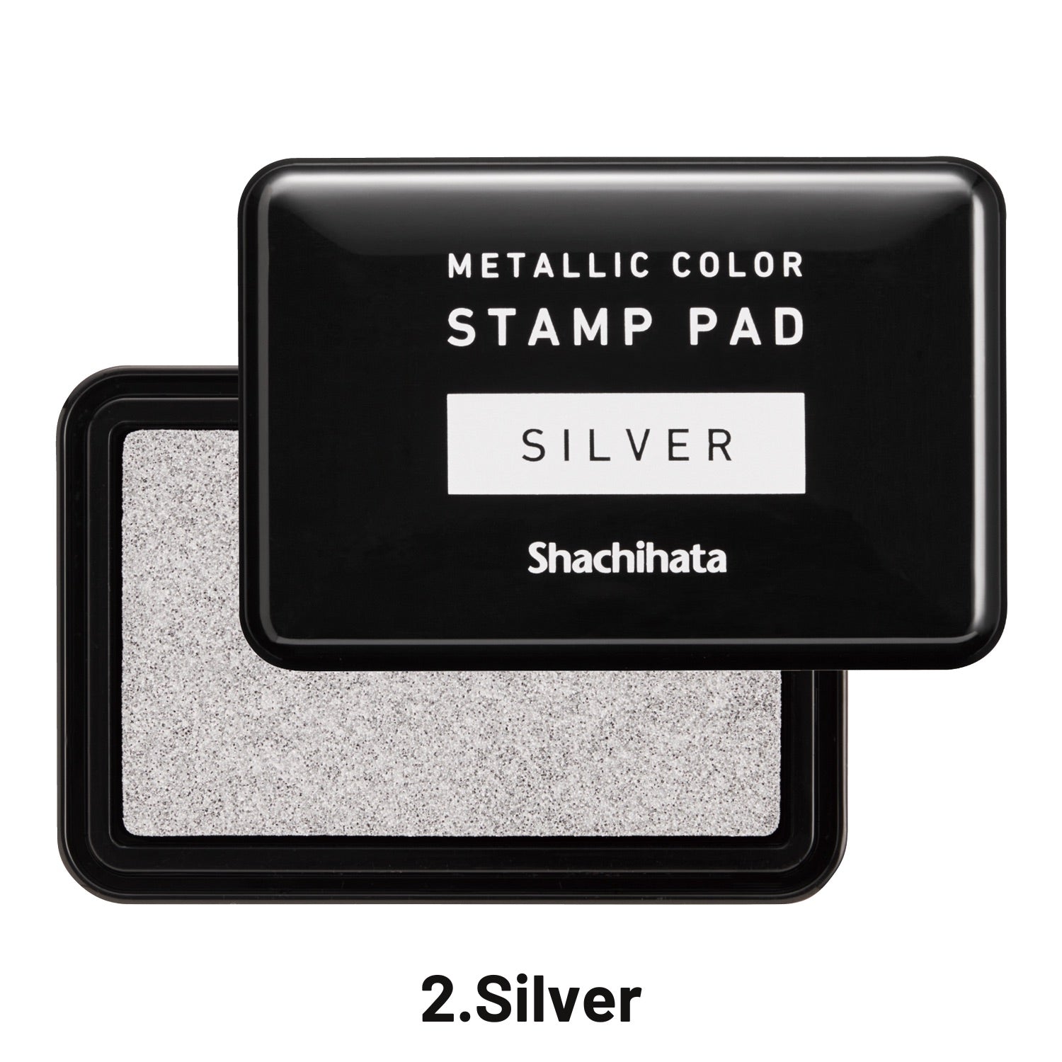 Almohadilla de Sello de Caucho de Color Metálico Shachihata10