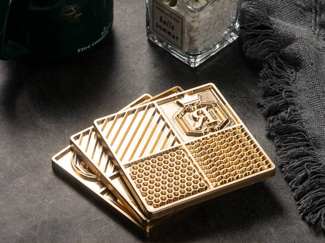 Basic Brass Ice Cube Plate