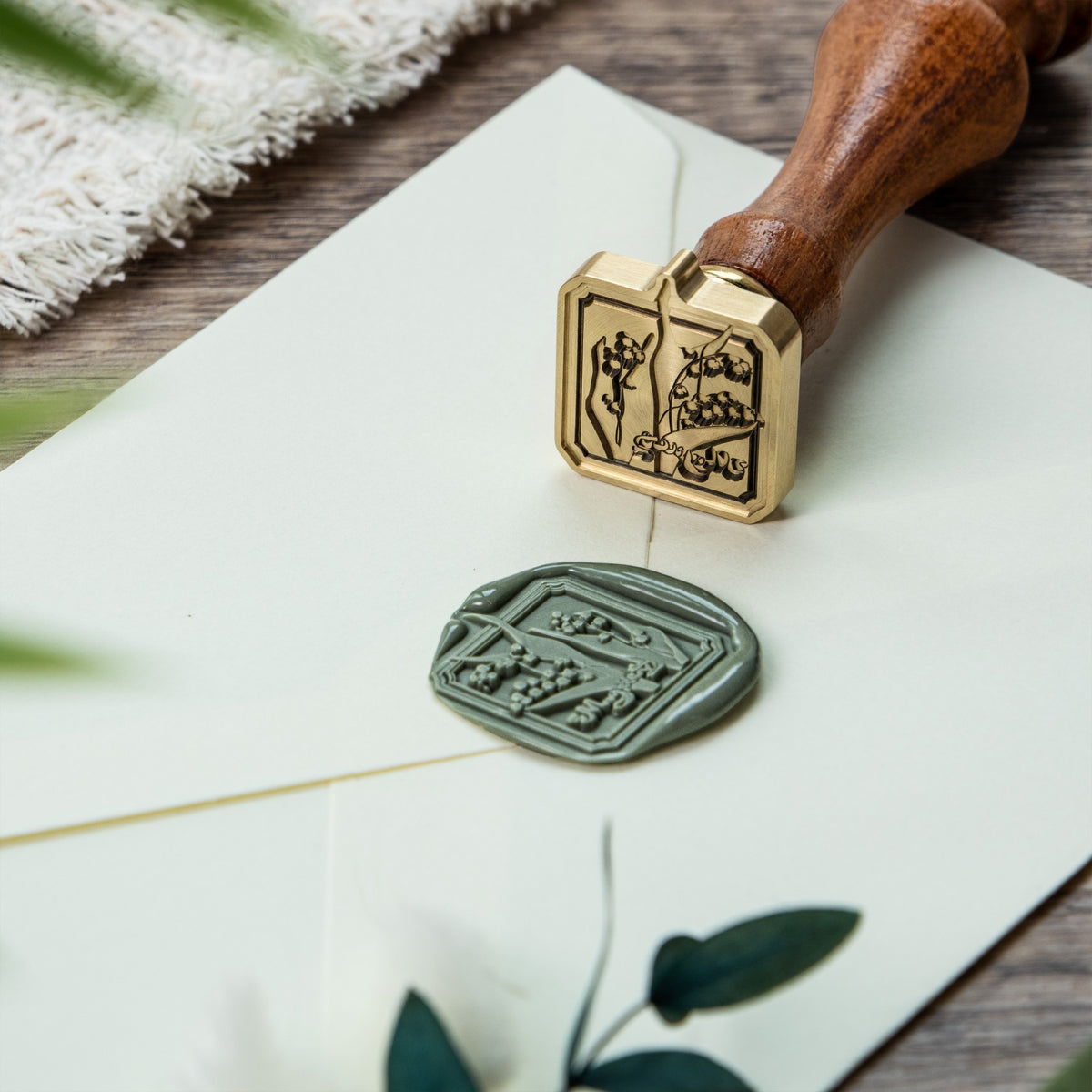 Sello de Caucho de Lacre de Relieve 3D Personalizado5