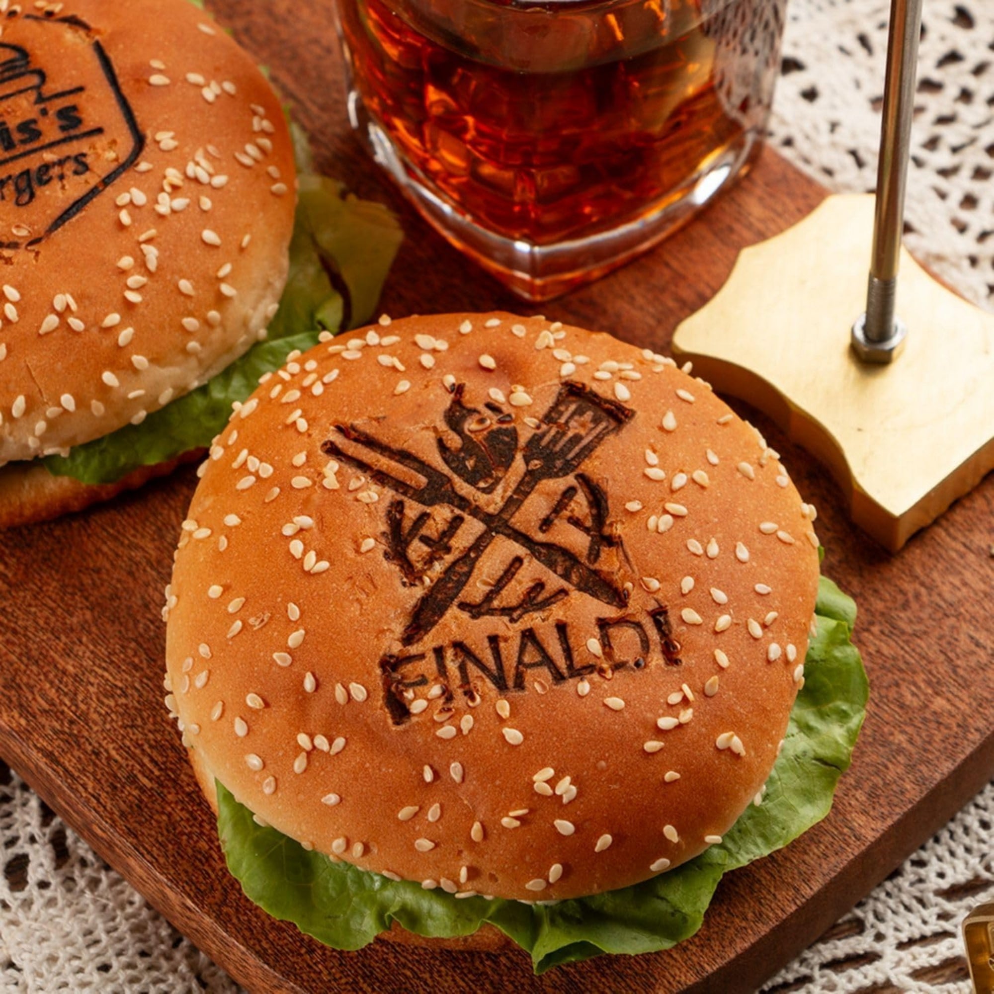 Hierro de Marcar de Latón Personalizado para Hornear - Sello de Caucho Personalizado para Pasteles y Pan3