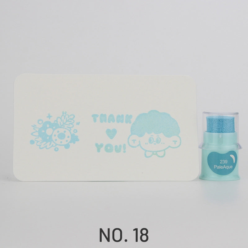 Almohadilla de Tinta para Sellos Lindos para Dedos (35 Colores)18