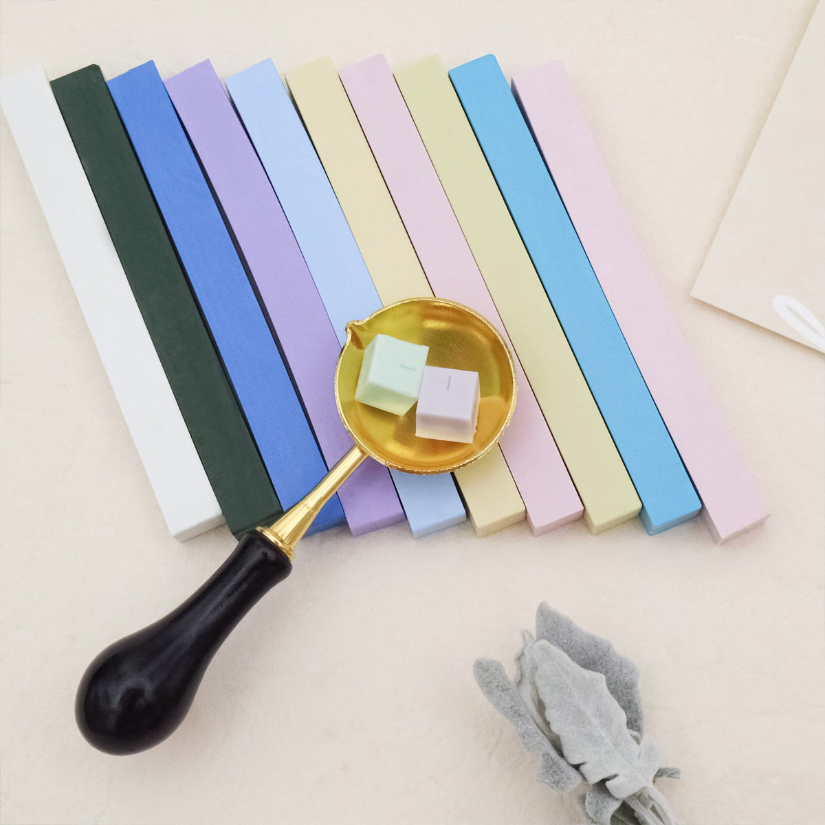 Stamprints Barra de Lacre Mate Pastel Sin Mecha 4