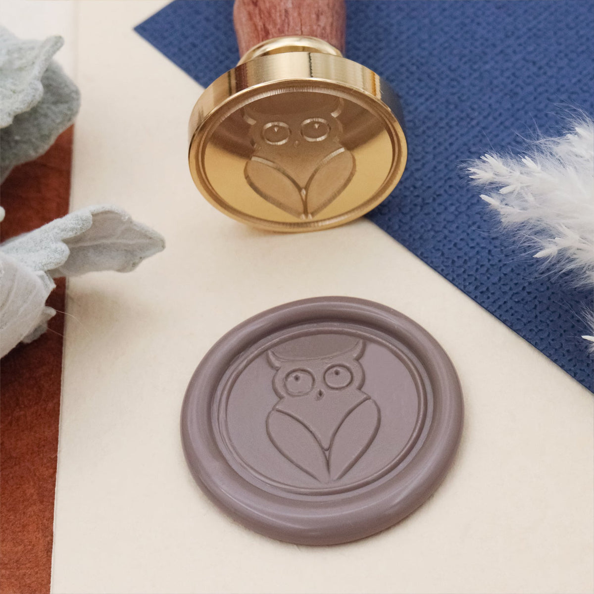 Stamprints Owl Wax Seal Stamp 1