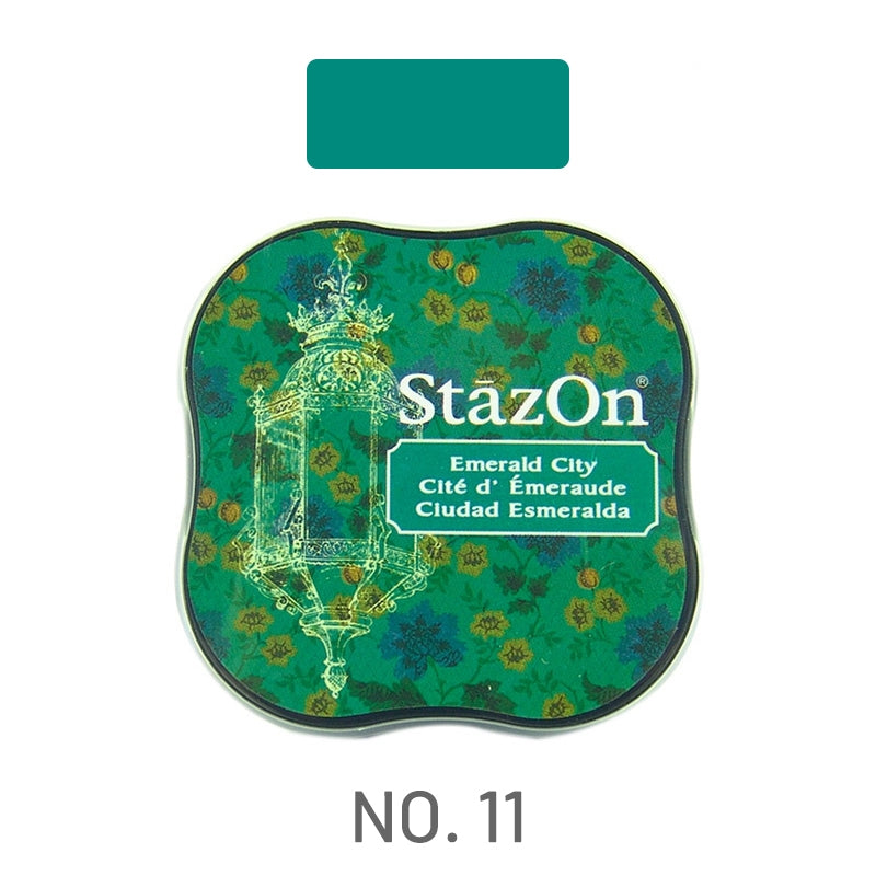 Almohadilla de Tinta StazOn Retro a Base de Aceite de Secado Rápido Tinta Pigmentada11