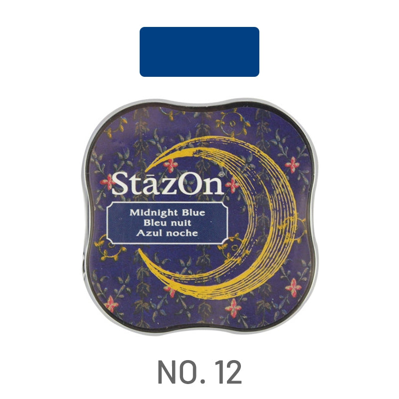 Almohadilla de tinta pigmentada StazOn Retro a base de aceite de secado rápido12