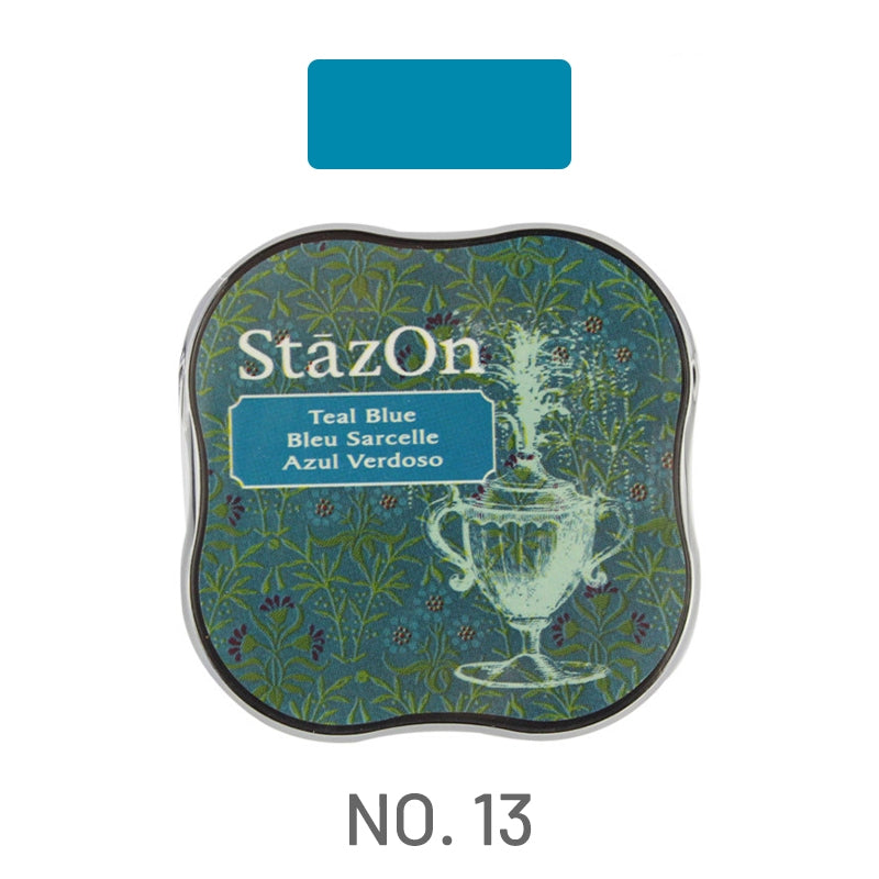 Almohadilla de Tinta Pigmentada StazOn Retro a Base de Aceite de Secado Rápido13