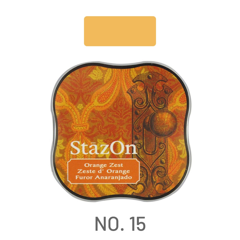 Almohadilla de Tinta Pigmentada StazOn Retro a Base de Aceite de Secado Rápido15