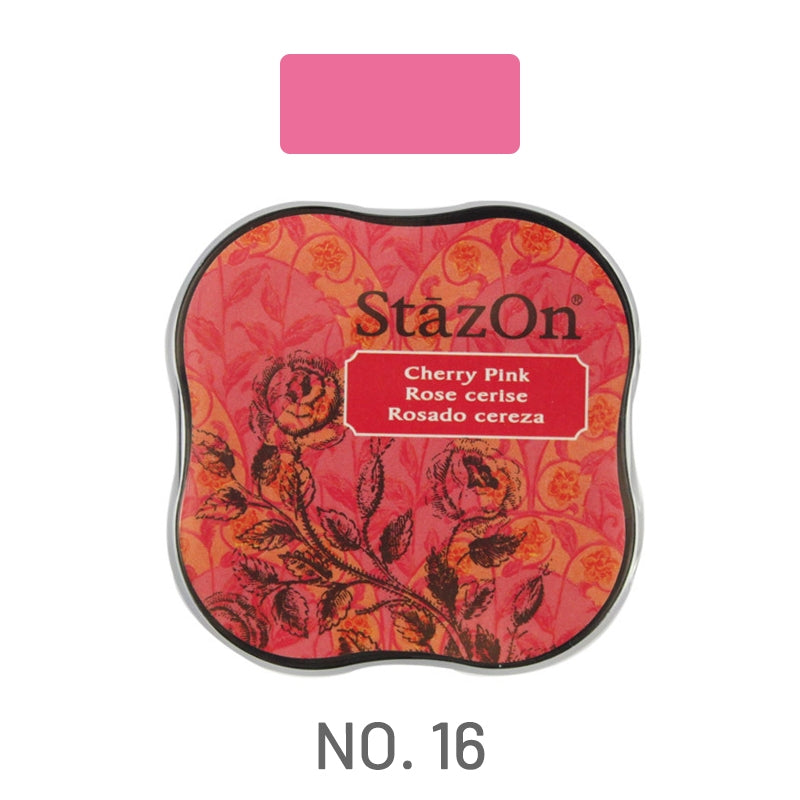 Almohadilla de Tinta Pigmentada StazOn Retro a Base de Aceite de Secado Rápido16