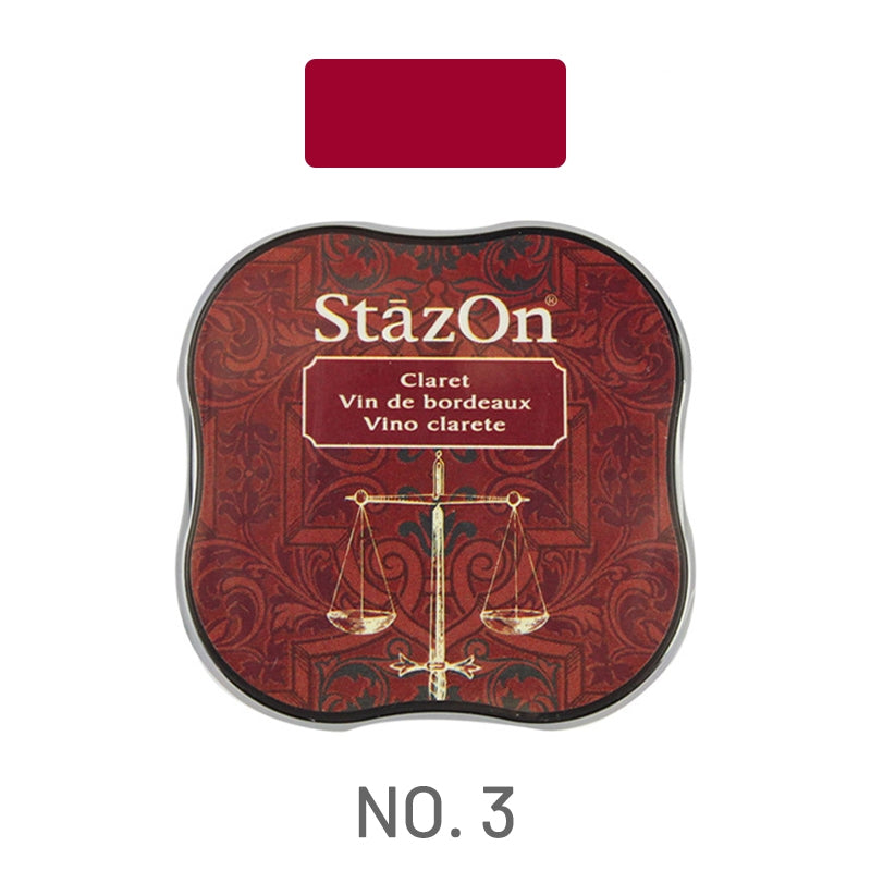 Almohadilla de tinta StazOn Retro a base de aceite de secado rápido con tinta pigmentada3