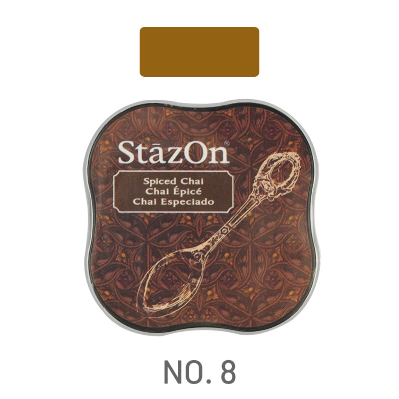 Almohadilla de tinta StazOn Retro a base de aceite de secado rápido con tinta pigmentada8
